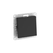 Переключатель 1-кл. AtlasDesign (сх. 6) 10AX быстрозажим. клем. механизм карбон SE ATN001061S