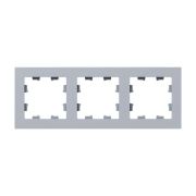 Рамка 3-м Эпика пластик алюм. EKF UP1-FPA-03